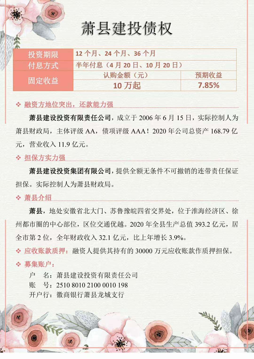 萧县建设投资有限责任公司陈沟安置房棚户区改造建设项目征集合作方