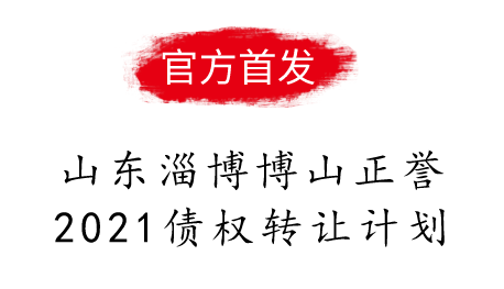 山东淄博博山正誉2021债权转让计划