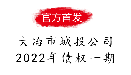 大冶市城投2022年债权一期