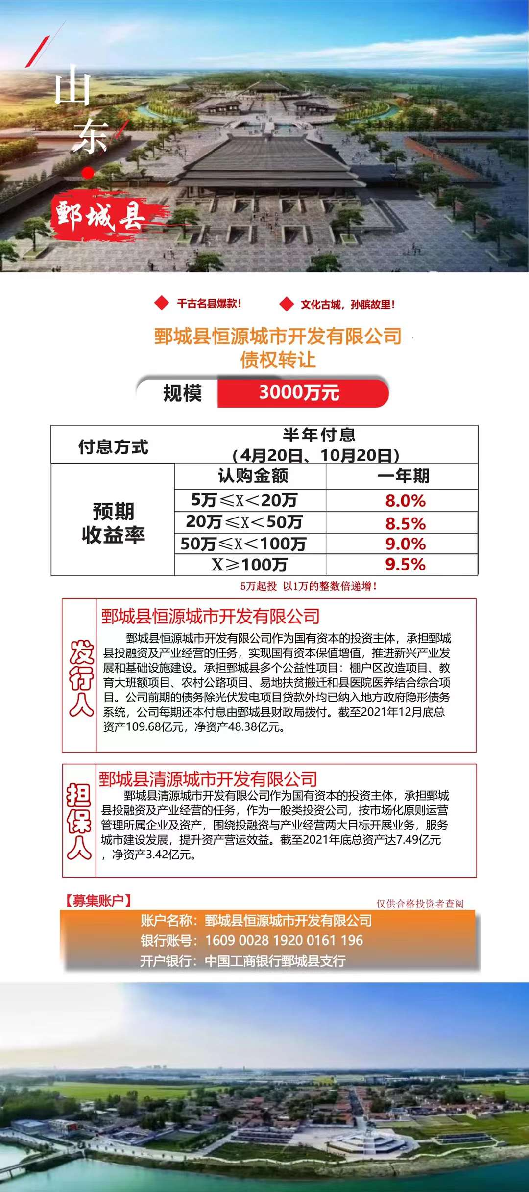 鄄城县恒源城市开发有限公司债权转让