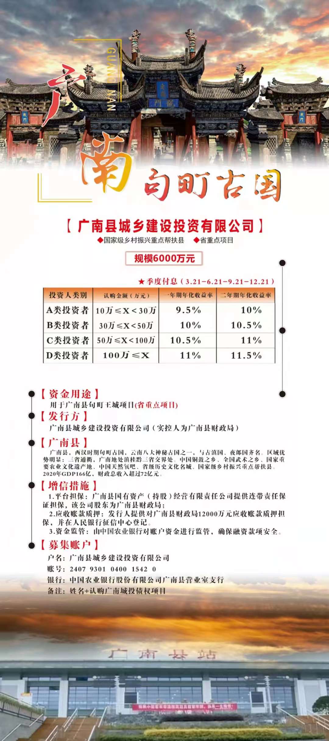 广南县城乡建设投资有限公司债权转让